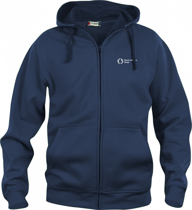 Clique - Mks Hoodie W. Zip Men - Navy blue